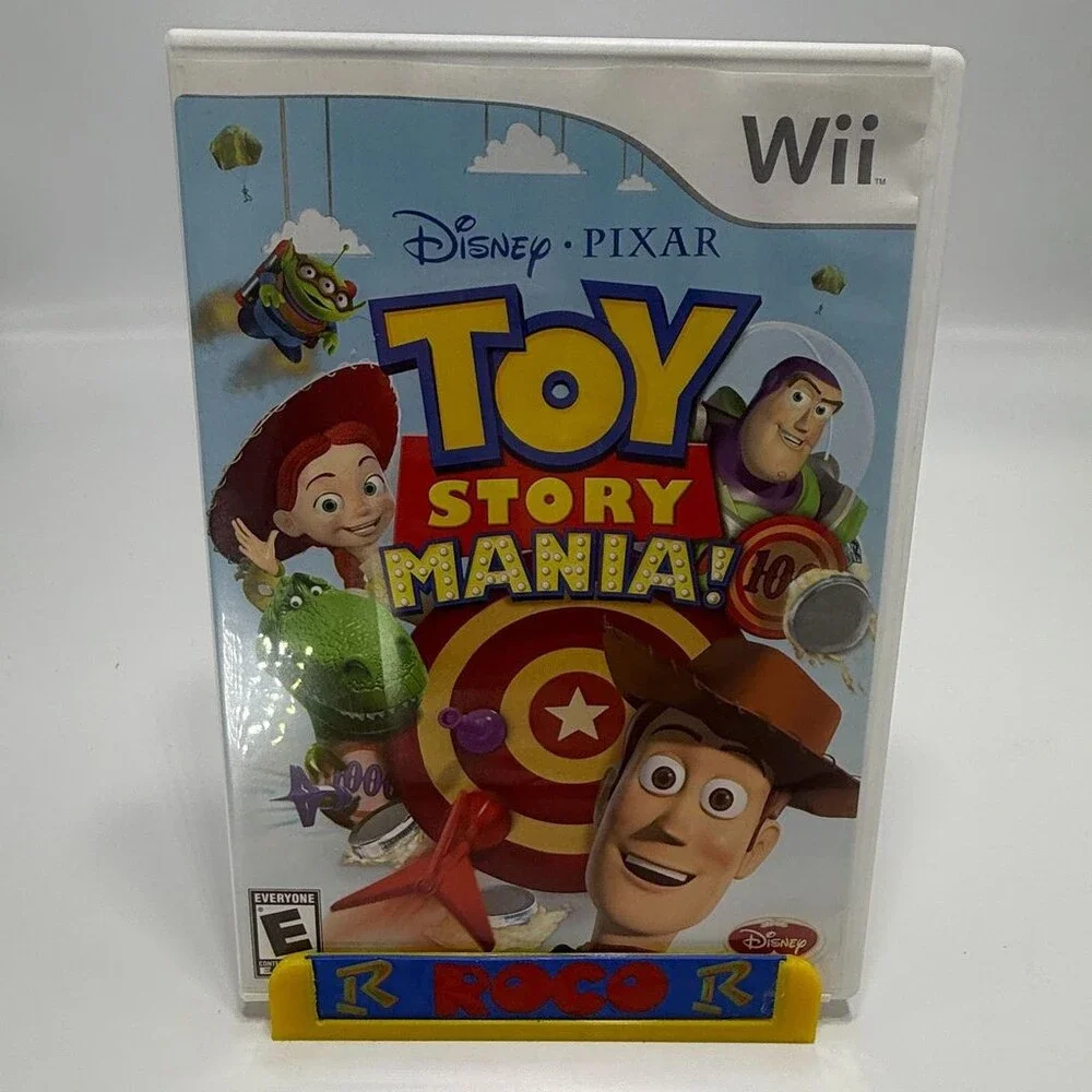 Toy Story Mania! Wii (Nintendo Wii, 2009) Complete W/ Manual